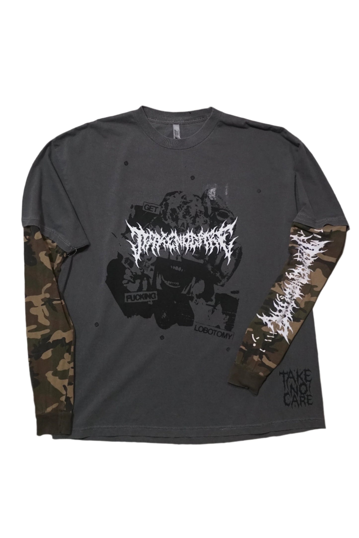 XXL LOBOTOMY CAMO STITCHED LONG SLEEVE