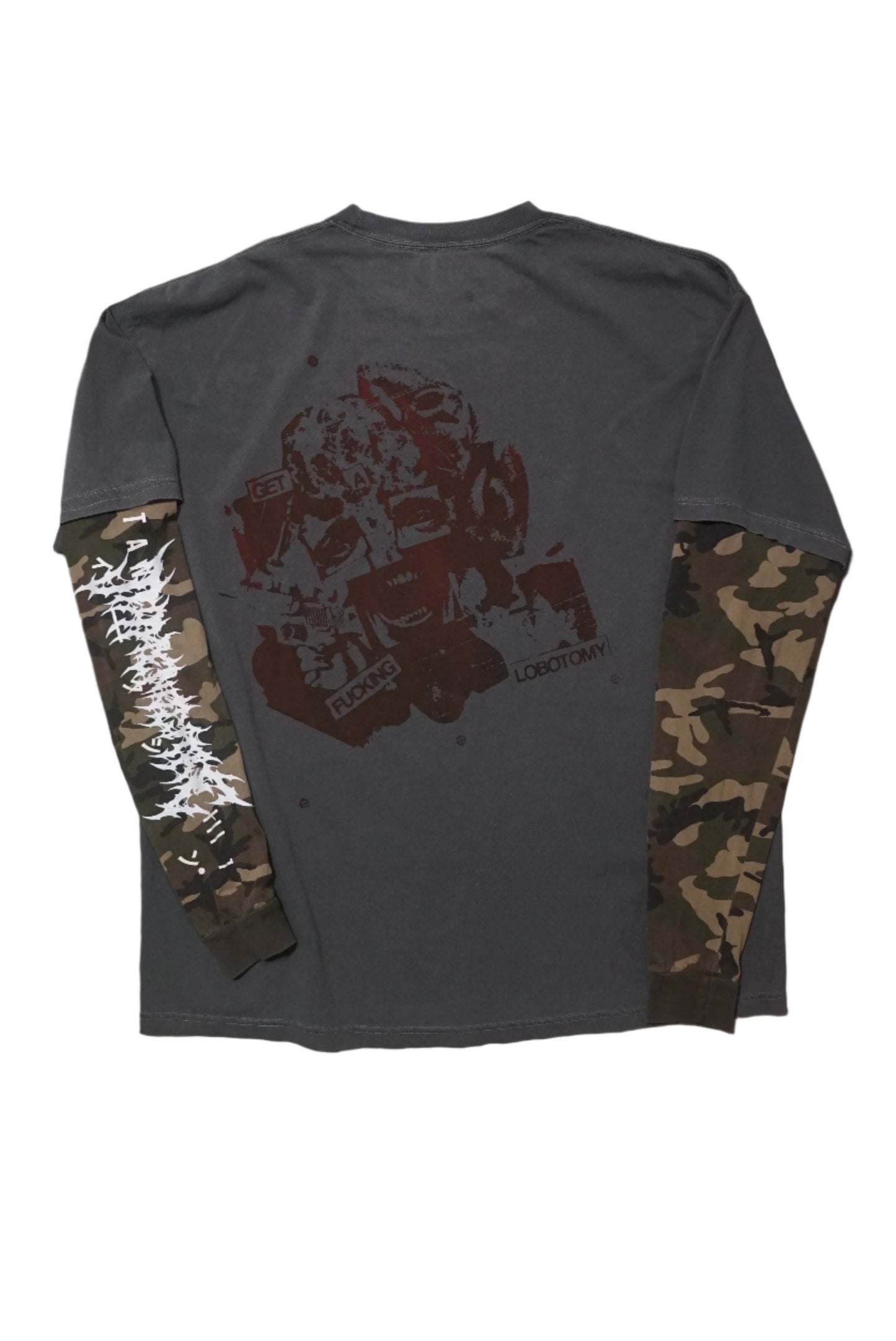 XXL LOBOTOMY CAMO STITCHED LONG SLEEVE