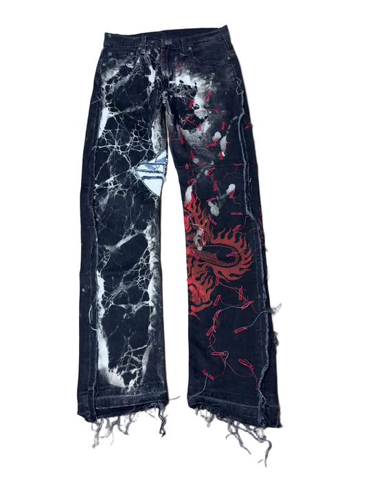 Crust Skinnies Bleach Levis